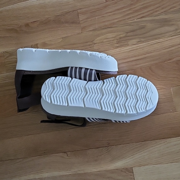 OTBT Montauk Tapioca Boho Ankle Strap Platform Wedge Leather Sandal 8.5M - Picture 6 of 11